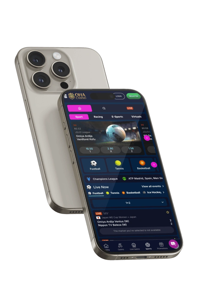 Oha Casino App-Screenshot